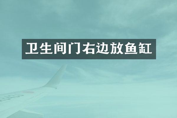 卫生间门右边放鱼缸