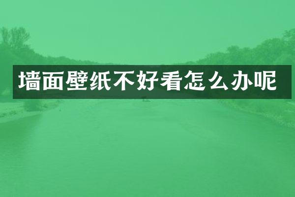墙面壁纸不好看怎么办呢
