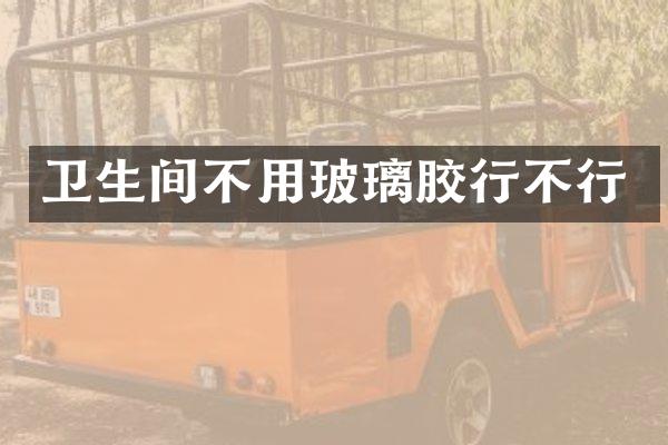 卫生间不用玻璃胶行不行