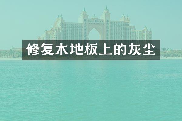 修复木地板上的灰尘
