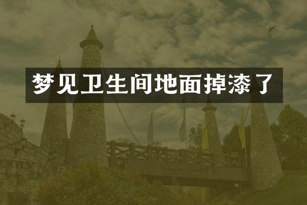 梦见卫生间地面掉漆了