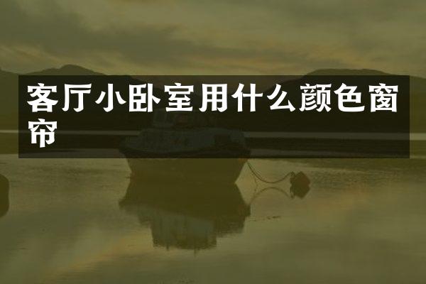 客厅小卧室用什么颜色窗帘