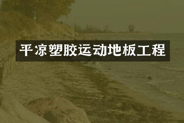 平凉塑胶运动地板工程