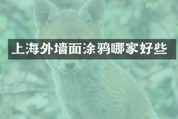 上海外墙面涂鸦哪家好些