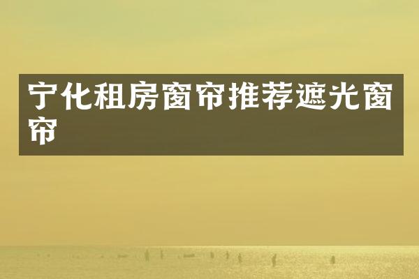 宁化租房窗帘推荐遮光窗帘