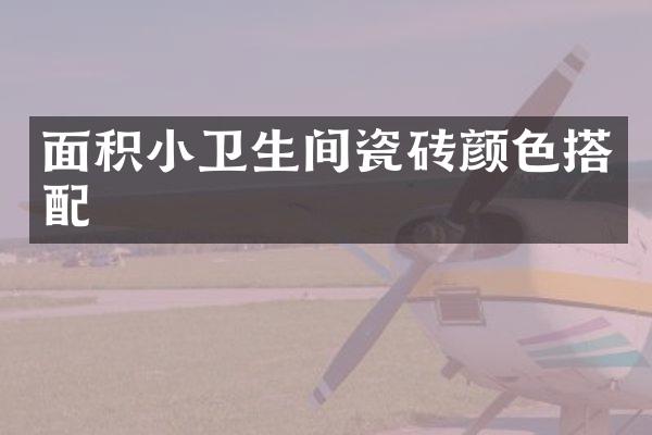 面积小卫生间瓷砖颜色搭配