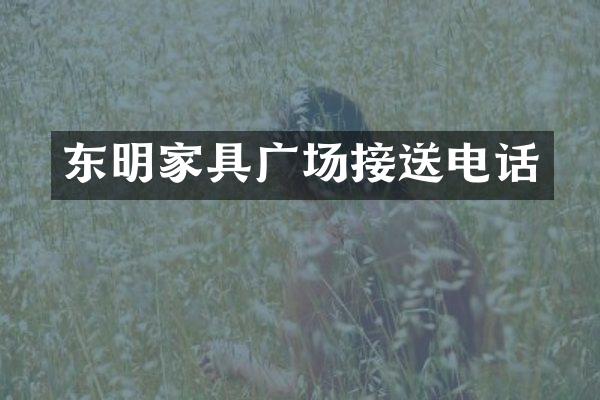 东明家具广场接送电话