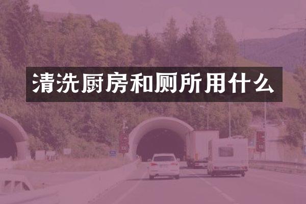 清洗厨房和厕所用什么