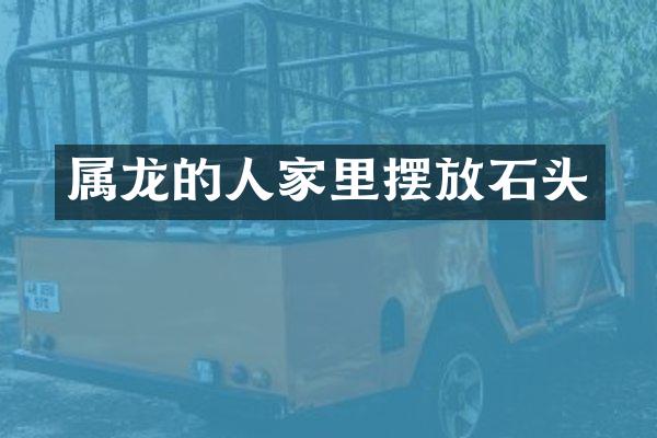 属龙的人家里摆放石头