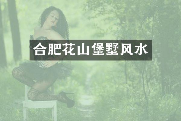 合肥花山堡墅风水