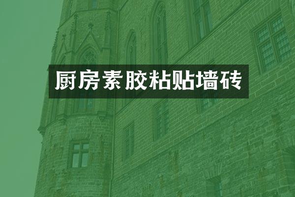 厨房素胶粘贴墙砖
