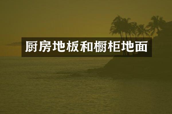 厨房地板和橱柜地面