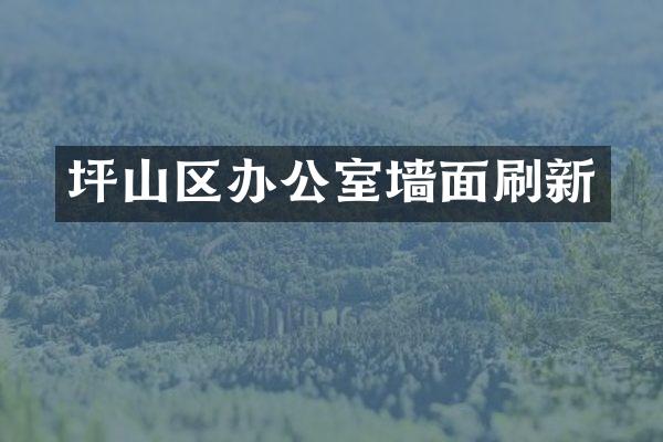 坪山区办公室墙面刷新