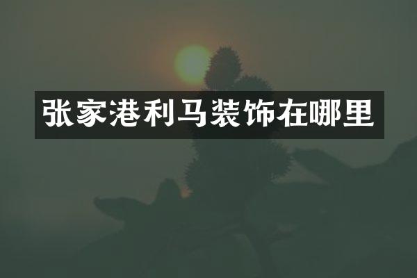 张家港利马装饰在哪里