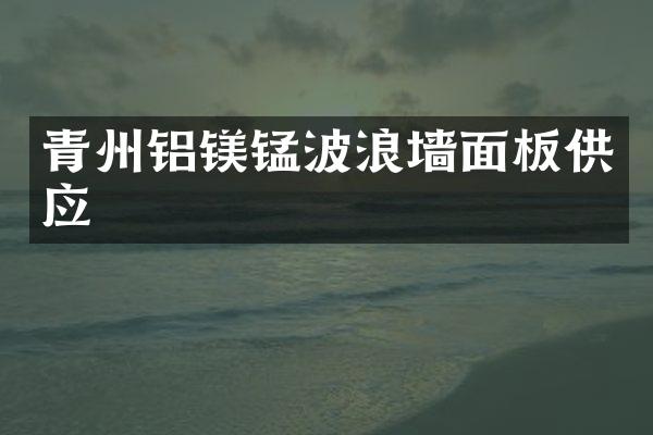青州铝镁锰波浪墙面板供应