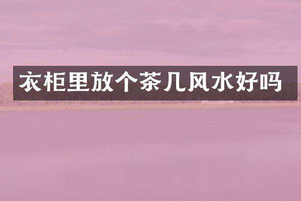 衣柜里放个茶几风水好吗