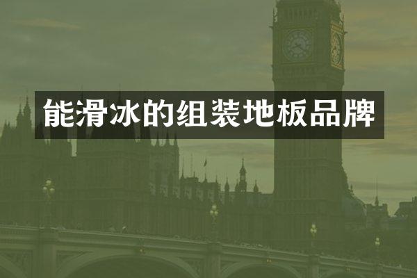 能滑冰的组装地板品牌