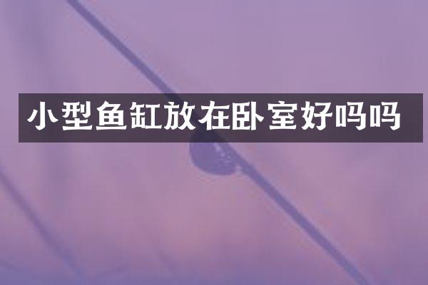 小型鱼缸放在卧室好吗吗