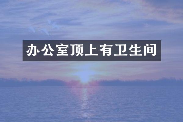 办公室顶上有卫生间