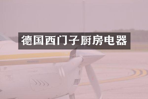 德国西门子厨房电器