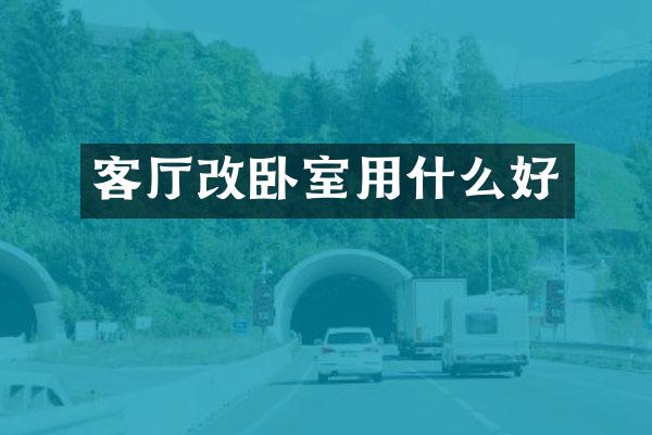 客厅改卧室用什么好
