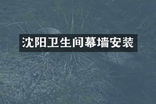 沈阳卫生间幕墙安装