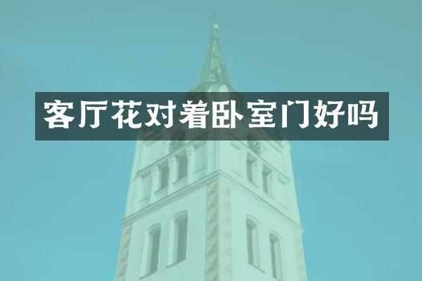 客厅花对着卧室门好吗