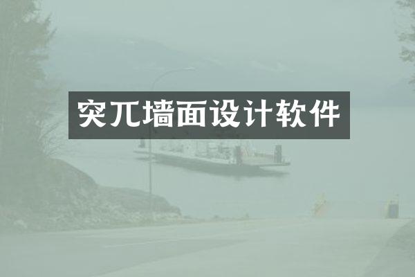 突兀墙面设计软件