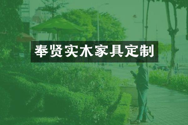 奉贤实木家具定制