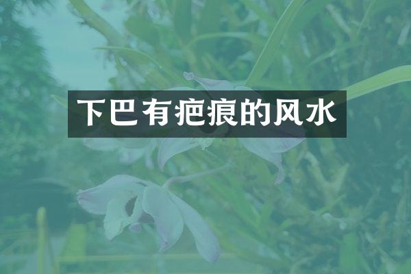 下巴有疤痕的风水
