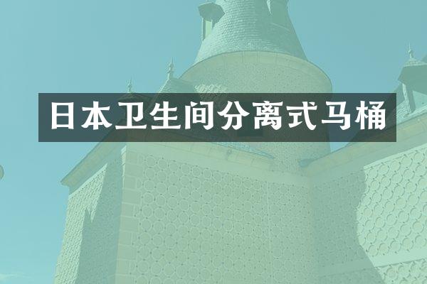 日本卫生间分离式马桶