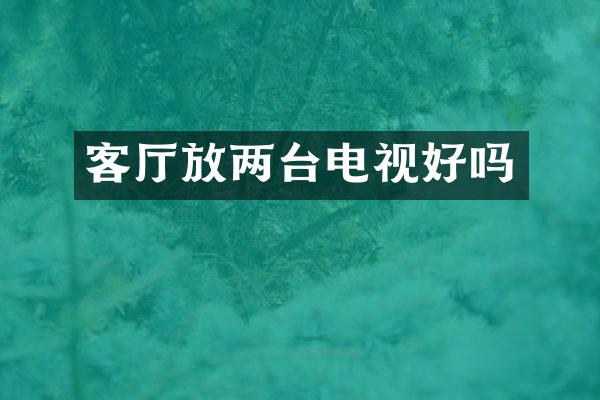 客厅放两台电视好吗