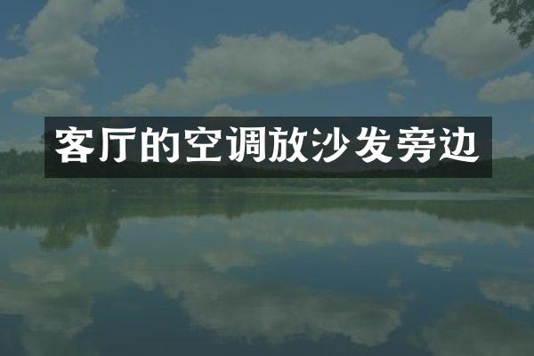 客厅的空调放沙发旁边