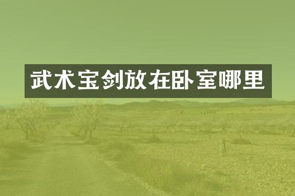 武术宝剑放在卧室哪里