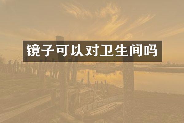 镜子可以对卫生间吗
