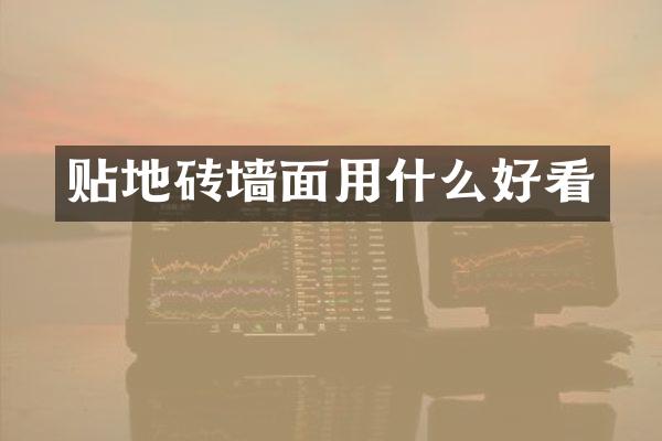 贴地砖墙面用什么好看