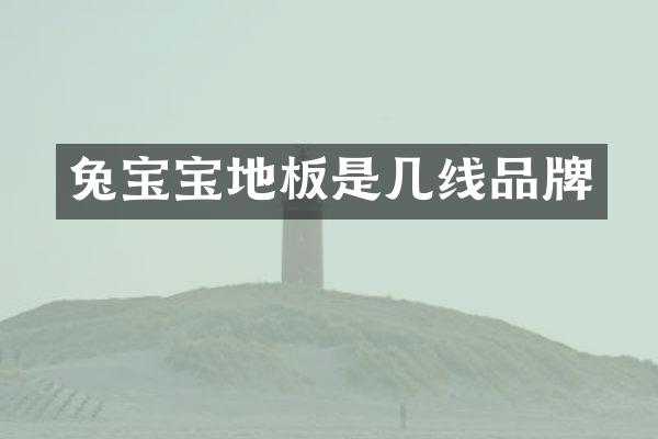 兔宝宝地板是几线品牌