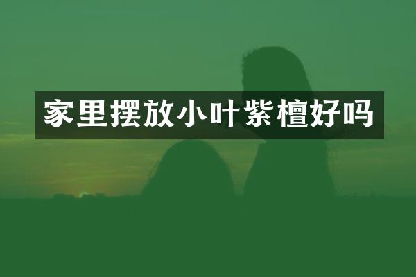 家里摆放小叶紫檀好吗