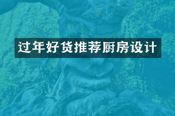 过年好货推荐厨房设计