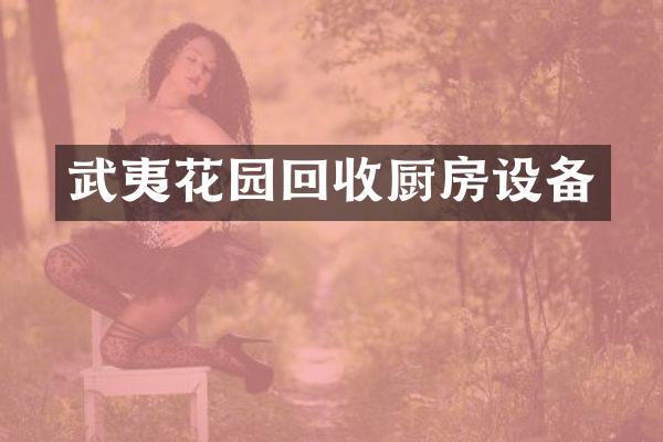 武夷花园回收厨房设备