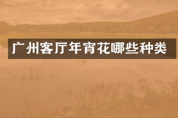广州客厅年宵花哪些种类