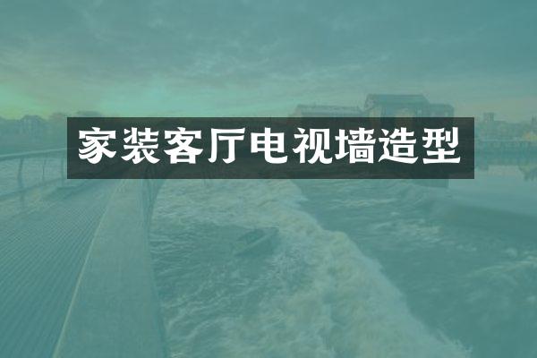 家装客厅电视墙造型