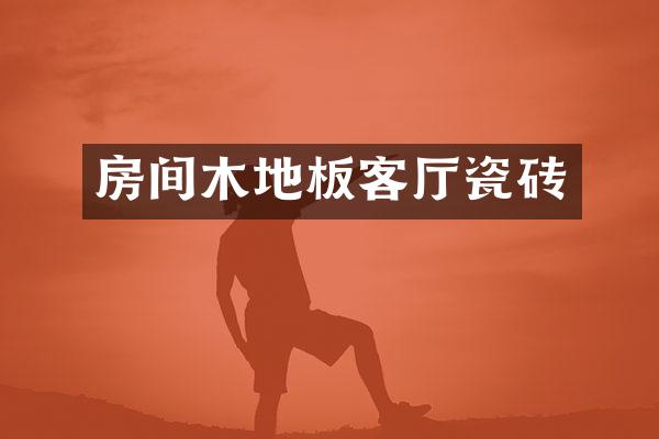 房间木地板客厅瓷砖
