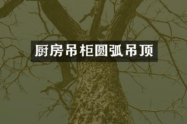 厨房吊柜圆弧吊顶