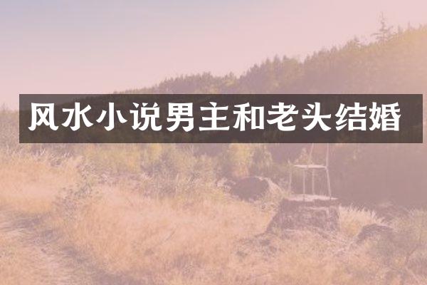 风水小说男主和老头结婚
