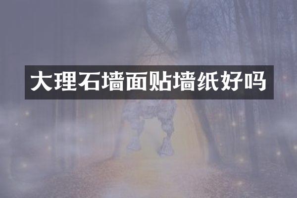 大理石墙面贴墙纸好吗