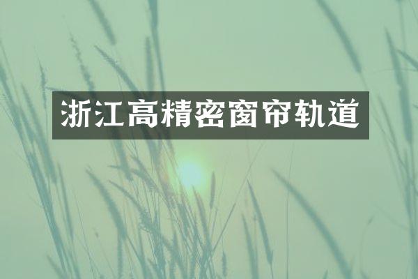 浙江高精密窗帘轨道