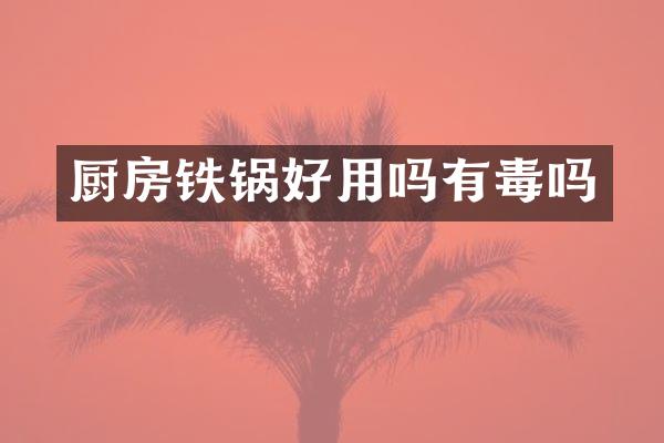 厨房铁锅好用吗有毒吗