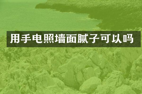 用手电照墙面腻子可以吗