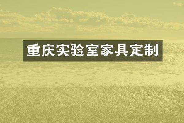 重庆实验室家具定制